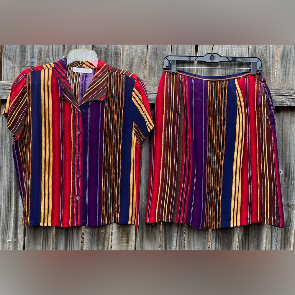 Vintage Preston & York Skirt Set